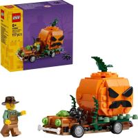 lego pickup con calabaza de halloween 40822 177 piezas