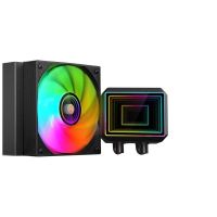 mars gaming ml-two120 refrigeracion liquida aio 300w tdp 1x ventilador argb bomba 4 gen negro