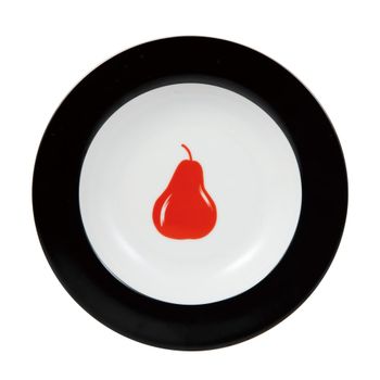 Set de 4 platos hondos en porcelana de 21 cm