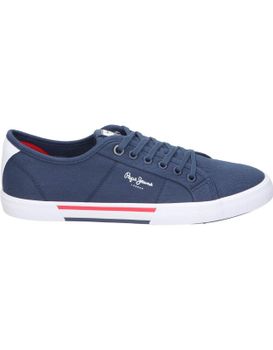 Zapatillas Para Hombre Pepe Jeans Brady Basic Pms30816-595 Azul Marino 42
