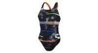 banador mujer end  placem dig powerb negro naranja