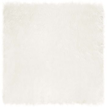 Alfombra De De Oveja Sintética Tafalla 240 X 240 Cm Poliéster Vidaxl