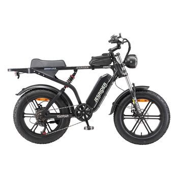 Bicicleta Eléctrica Jesrider G550, Doble Suspensión, Neumáticos Anchos De 20
