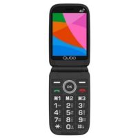 telefono movil qubo x-340cb 4g con boton sos y linterna