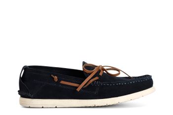 mocasines en piel de ante para hombre blue