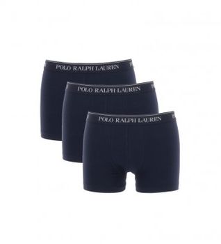 Polo Ralph Lauren para hombre. 714835885004 Pack de 3 boxers 714835885004 marino (L), Negro, Homewear, Algodón