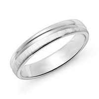 anillo de hombre de plata 925 acabado parcialmente mate