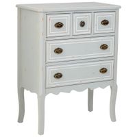 comoda de madera con 5 cajones 73x38x935h cm