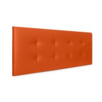 cabecero de polipiel capitone 160x60cm camas 150160 - naranja