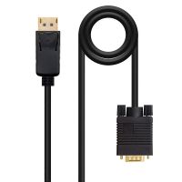 nanocable cable conversor displayport a vga negro 2m