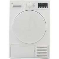 logik lhp8w18 8 kg heat pump tumble dryer - white white