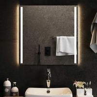 espejo decorativo  espejo de bano con led 60x60 cm cfw320559