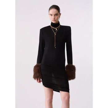 Liu Jo Vestidos Vestido con polsini en teddy para mujer