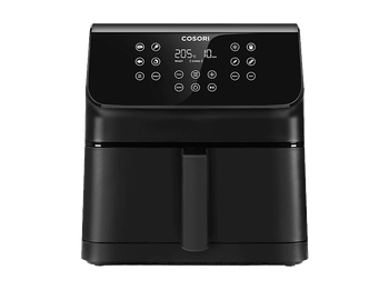 Freidora de aire - Cosori Premium II Chef Edition, Capacidad 6.2l, 1700 W, Temporizador, 12 Funciones, Negro