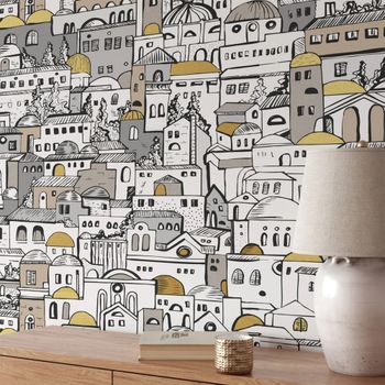 Papel Pintado Paisaje, papel auténtico, 200x280cm, 8 hojas