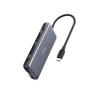 hub anker 8 puertos 10 gbps usb tipo c modelo 555 con hdmi y ethernet gigabit