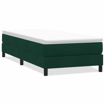 Cama Tapizada 223x93x25 Cm Contrachapado, Madera Procesada - Verde