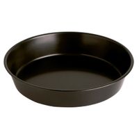 molde tarta hondo acero negro 24x3 cm