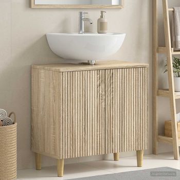 Vidaxl Mueble De Lavabo Para Baño Arnhem Roble Sonoma