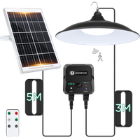 lampara colgante de induccion solar led-70w-6500k-700lm-ip65-sensor de movimiento