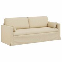 sofa crema 198 x 78 x 80 cm tela vidaxl
