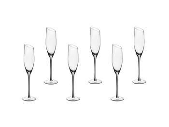 Copas de champán ø5cm - 6 piezas - transparente