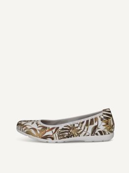 CAPRICE Ballerina, white, made of Leather, Size 41