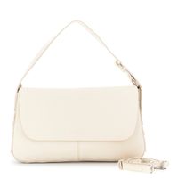 bolso de hombro efecto piel martillada con motivo de cinturon y accesorio de logotipo powder