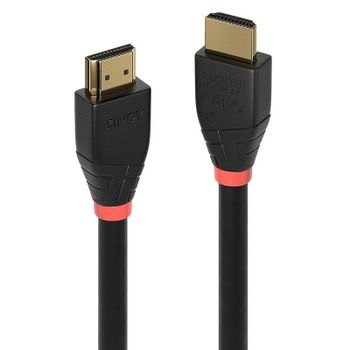 Cable HDMI Lindy 41016 7,5 m Negro 18 Gbit/s