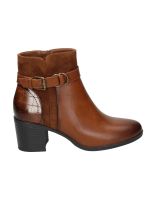 botines con tacon amarpies asy29521 en color cuero para mujer 39