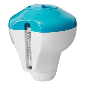 Dispensador de cloro flotante con termómetro Intex
