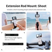 360    soporte fijo giratorio de pantalla separada para insta360 luna ultra  pro montura para grabacion horizontal y vertical accesorios para camara