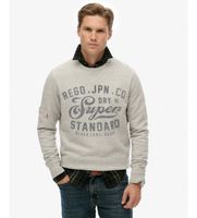 superdry para hombre m2014298a sudadera industrial relaxed gris xl casual algodon