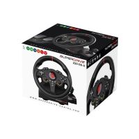 volante gaming subsonic superdrive 220 rs-x rgb 180 con pedales y palanca