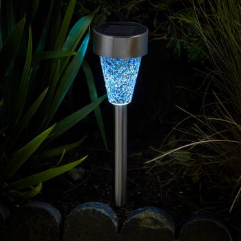 Solar Mosaic Stake Light - 6pk