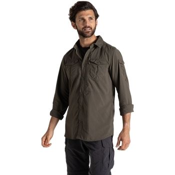 Craghoppers Camisa manga larga Adventure III para hombre