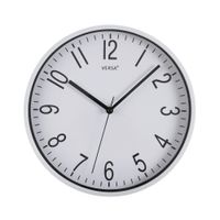 reloj de pared de estilo clasico en polipropileno blanco 30 cm