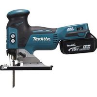 sierra de calar makita - iones de litio de 18 v - 2x bl1850b - 1 cargador dc18rc - caja makpac - djv18rtj