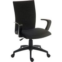 teknik work 6931blk nylon operator chair - black black