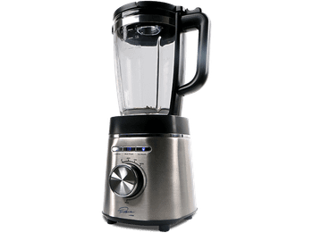 Batidora de vaso - KOENIC KBL-TR 141724 M, 1400 W, 1.75 l, Espátula, Cuchilla 6 Alas, Pica Hielo, Inox