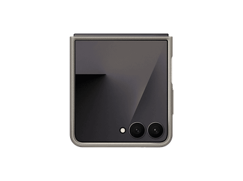 Funda móvil - Samsung, Para Samsung Galaxy Z Flip7, Cuero Vegano, Marrón