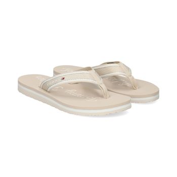 Tommy Hilfiger Chanclas Mujer - Beige Talla 40