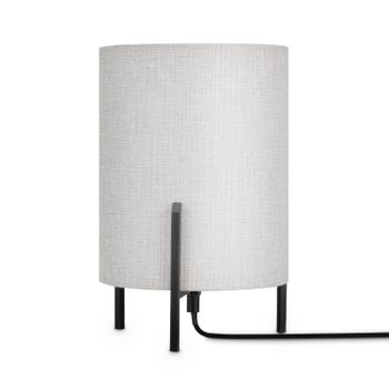 Lámpara de mesa Carla gris oscuro