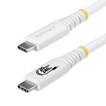 Cable USB4 StarTech.com 20Gbps USB-C 2m - PD 240W - 4K120 - Blanco