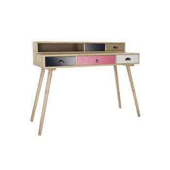 Escritorio Mdf Madera 120x50x98,5 Natural