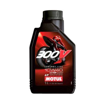 Aceite motor 4T Motul 10W-40 300V Road Racing 1lt