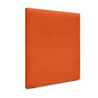 cabecero de polipiel liso hasta el suelo 90x120cm camas 8090 - naranja