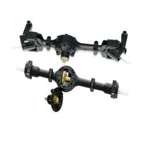2pcs puente delantero trasero del eje con engranaje metalico para wpl b14 b24 c14 c24 fayee fy001 fy002 piezas para coch