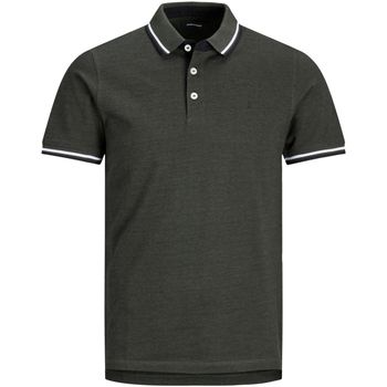Jack & Jones Polo 12136668 JJEPAULOS POLO SS NOOS FOREST NIGHT/PLAY1/SLI para hombre