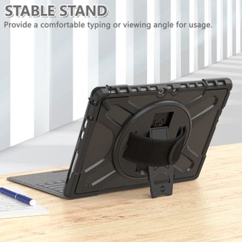 Funda Protectora Resistente con Esquinas Reforzadas y Soporte para Microsoft Surface Pro 11 10 9 8 7 6 5 4 y Surface GO 1 2 3 4